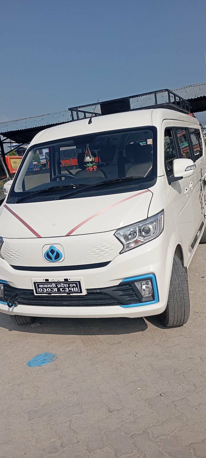 Lama Dai Transport vehicle at Birtamode Bus Park